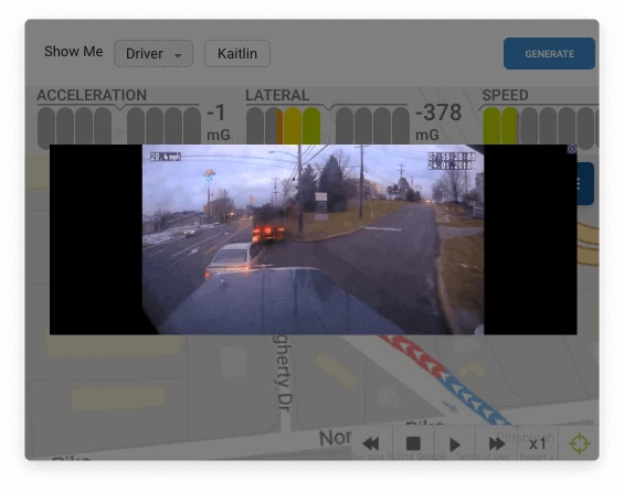 Fleet Safety Dashboard Cam